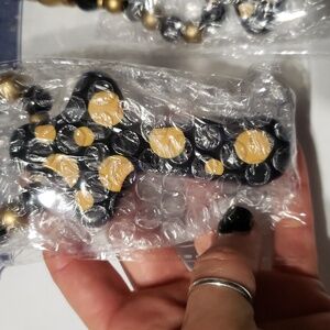 Simply Southern Gold and Black Beaded Necklace Decoration